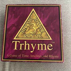Trhyme Board Game - Purple and Gold